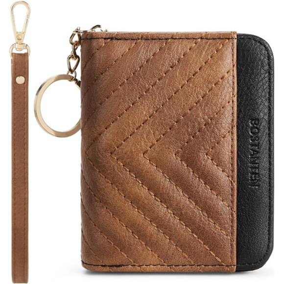 Handbags - Credit Card Holder Wallet RFID Blocking Leather Small Wallet for